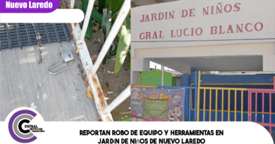 Reportan robo de equipo y herramientas en jardín de niños de Nuevo Laredo Reportan robo de equipo y herramientas en jardín de niños de Nuevo Laredo