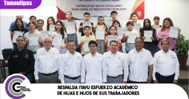 Respalda ITAVU esfuerzo académico de hijas e hijos de sus trabajadores