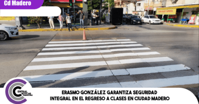 Erasmo González garantiza seguridad integral en el regreso a clases en Ciudad Madero Erasmo González garantiza seguridad integral en el regreso a clases en Ciudad Madero