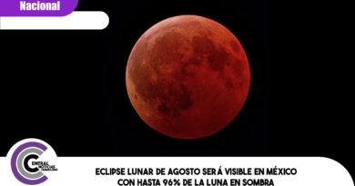 Eclipse lunar de agosto será visible en México con hasta 96% de la Luna en sombra