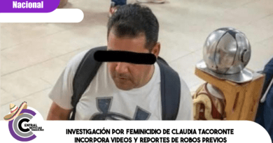 Investigación por feminicidio de Claudia Tacoronte incorpora videos y reportes de robos previos Investigación por feminicidio de Claudia Tacoronte incorpora videos y reportes de robos previos