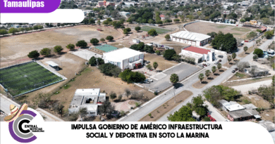 Impulsa Gobierno de Américo infraestructura social y deportiva en Soto la Marina