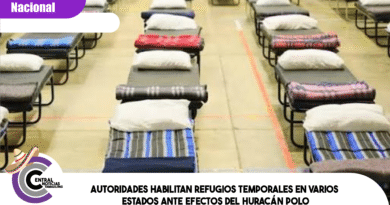 Autoridades habilitan refugios temporales en varios estados ante efectos del huracán Polo