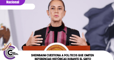Sheinbaum cuestiona a políticos que omiten referencias históricas durante el Grito Sheinbaum cuestiona a políticos que omiten referencias históricas durante el Grito