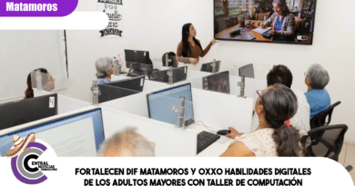 Fortalecen DIF Matamoros y Oxxo habilidades digitales de los adultos mayores con taller de computación Fortalecen DIF Matamoros y Oxxo habilidades digitales de los adultos mayores con taller de computación