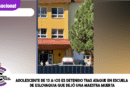 Adolescente de 13 años es detenido tras ataque en escuela de Eslovaquia que dejó una maestra muerta Adolescente de 13 años es detenido tras ataque en escuela de Eslovaquia que dejó una maestra muerta