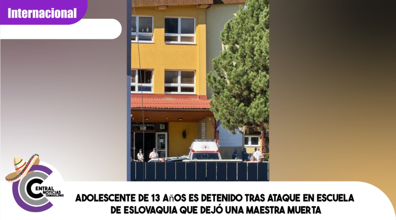 Adolescente de 13 años es detenido tras ataque en escuela de Eslovaquia que dejó una maestra muerta
