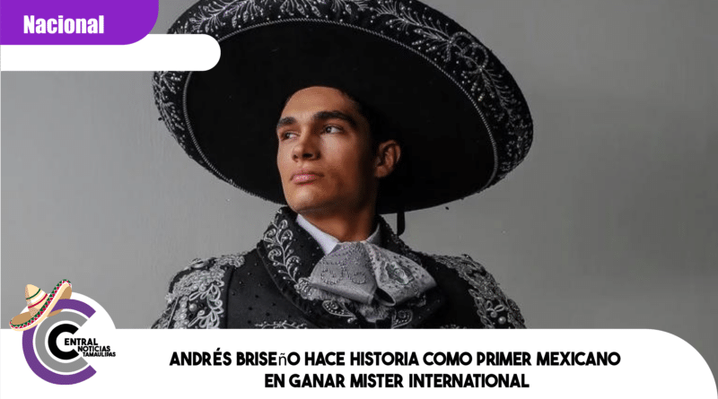 Andrés Briseño hace historia como primer mexicano en ganar Mister International