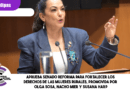 Aprueba Senado reforma para fortalecer los derechos de las mujeres rurales, promovida por Olga Sosa, Nacho Mier y Susana Harp. Aprueba Senado reforma para fortalecer los derechos de las mujeres rurales, promovida por Olga Sosa, Nacho Mier y Susana Harp.