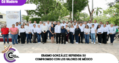 ERASMO GONZÁLEZ REFRENDA SU COMPROMISO CON LOS VALORES DE MÉXICO ERASMO GONZÁLEZ REFRENDA SU COMPROMISO CON LOS VALORES DE MÉXICO