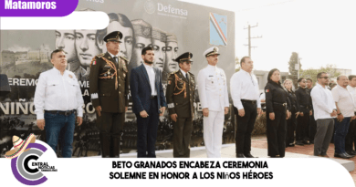 Beto Granados encabeza ceremonia solemne en honor a los Niños Héroes