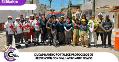 CIUDAD MADERO FORTALECE PROTOCOLOS DE PREVENCIÓN CON SIMULACRO ANTE SISMOS