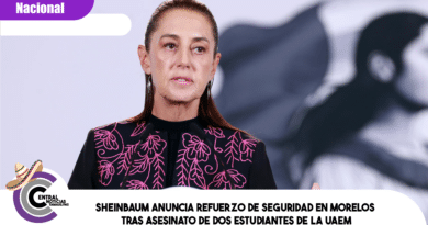 Sheinbaum anuncia refuerzo de seguridad en Morelos tras asesinato de dos estudiantes de la UAEM