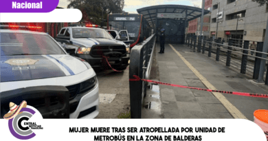 Mujer muere tras ser atropellada por unidad de Metrobús en la zona de Balderas