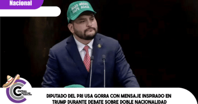 Diputado del PRI usa gorra con mensaje inspirado en Trump durante debate sobre doble nacionalidad Diputado del PRI usa gorra con mensaje inspirado en Trump durante debate sobre doble nacionalidad