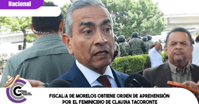 Fiscalía de Morelos obtiene orden de aprehensión por el feminicidio de Claudia Tacoronte Fiscalía de Morelos obtiene orden de aprehensión por el feminicidio de Claudia Tacoronte