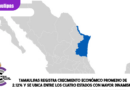 Tamaulipas registra crecimiento económico promedio de 2.12% y se ubica entre los cuatro estados con mayor dinamismo