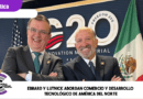 Ebrard y Lutnick abordan comercio y desarrollo tecnológico de América del Norte