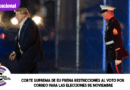 Corte Suprema de EU frena restricciones al voto por correo para las elecciones de noviembre Corte Suprema de EU frena restricciones al voto por correo para las elecciones de noviembre