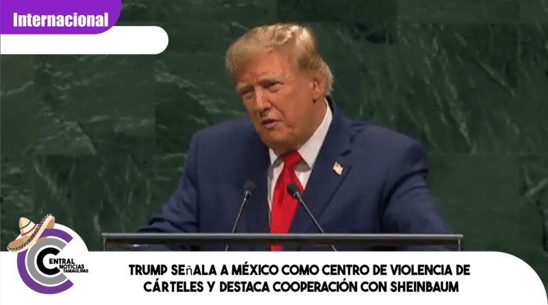 Trump señala a México como centro de violencia de cárteles y destaca cooperación con Sheinbaum Trump señala a México como centro de violencia de cárteles y destaca cooperación con Sheinbaum