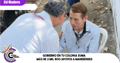 GOBIERNO EN TU COLONIA SUMA MÁS DE 2 MIL 800 APOYOS A MADERENSES