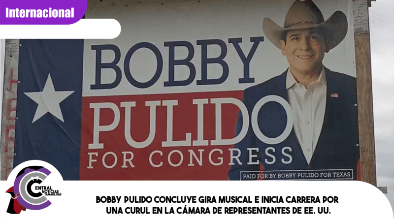 Bobby Pulido concluye gira musical e inicia carrera por una curul en la Cámara de Representantes de EE. UU.