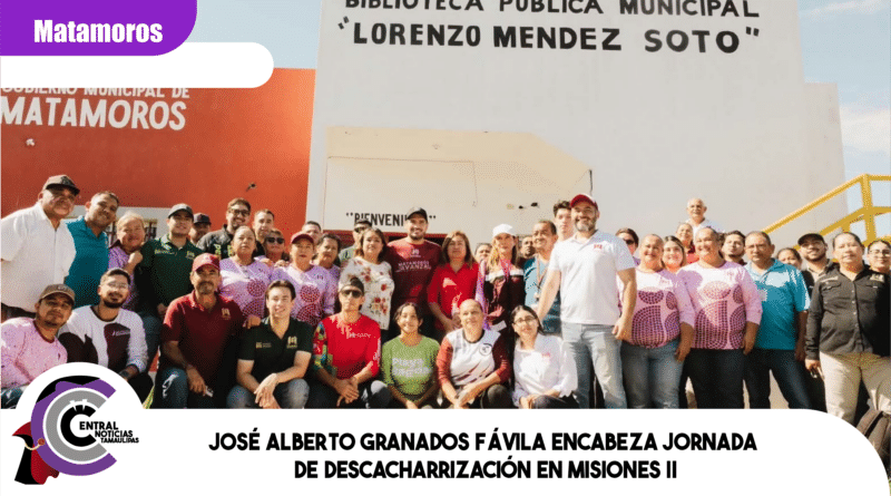 José Alberto Granados Fávila encabeza jornada de descacharrización en Misiones II