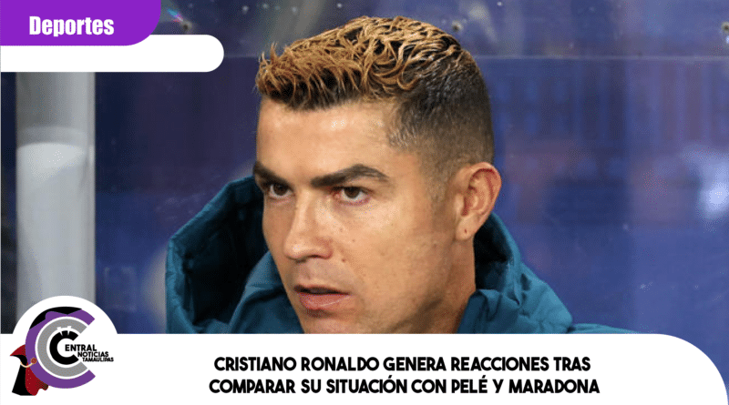Cristiano Ronaldo genera reacciones tras comparar su situación con Pelé y Maradona