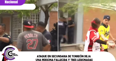 Ataque en secundaria de Torreón deja una persona fallecida y tres lesionadas Ataque en secundaria de Torreón deja una persona fallecida y tres lesionadas