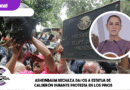 Sheinbaum rechaza daños a estatua de Calderón durante protesta en Los Pinos Sheinbaum rechaza daños a estatua de Calderón durante protesta en Los Pinos