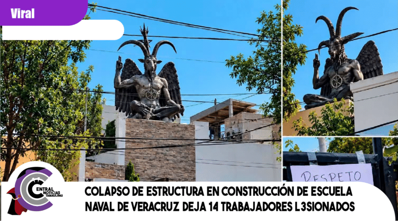 Estatua de Baphomet en una vivienda de Jardines del Pedregal genera diferencias entre vecinos