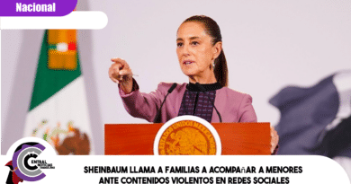 Sheinbaum llama a familias a acompañar a menores ante contenidos violentos en redes sociales