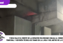 Fuego bajo el puente de la estación Velódromo obliga al cierre temporal y revisión técnica de tramo en la Línea 9 del Metro de la CdMx